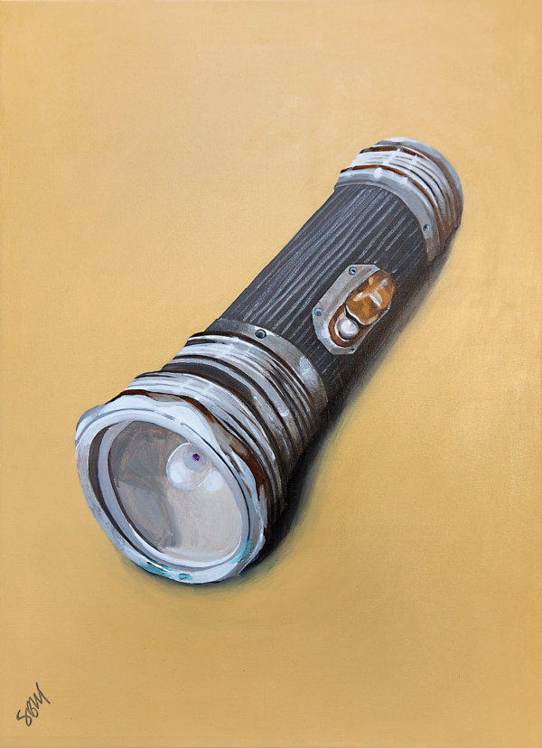 Sagan Medvec Painting Bond Electric Flashlight - Front