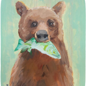 Sagan Medvec Painting Bear Mine Front