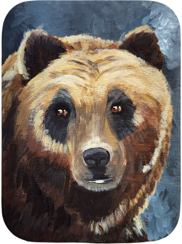 Sagan Medvec Painting Bear Where? Front