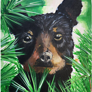 Sagan Medvec Painting Bear You Can't See Me Front
