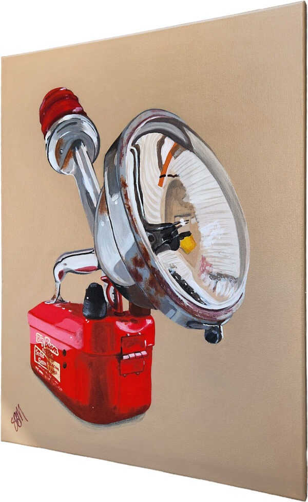 Sagan Medvec Painting Big Beam Beacon Lamp Angled