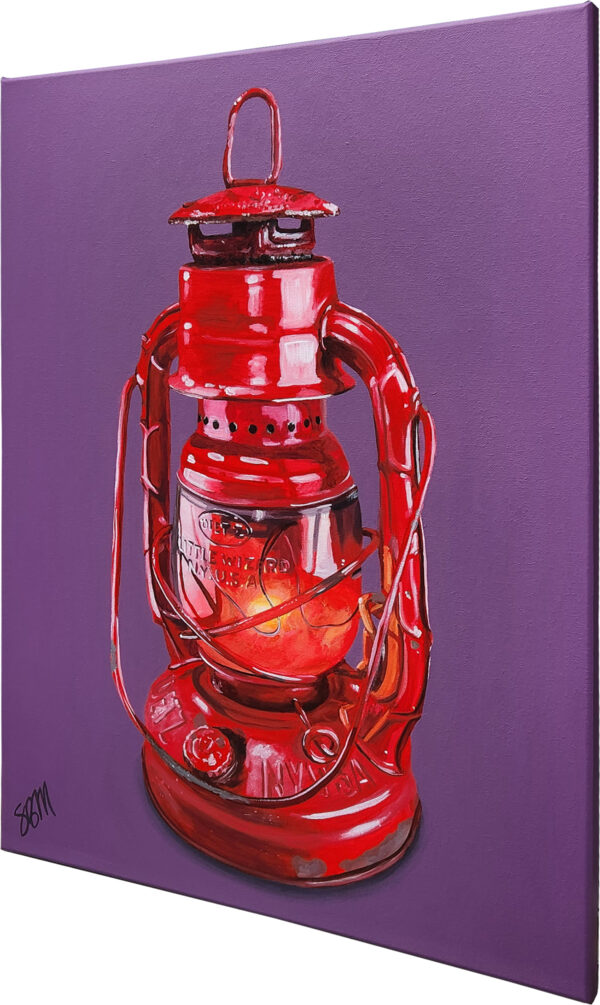 Sagan Medvec Painting Dietz Little Wizard Camping Lantern Angled