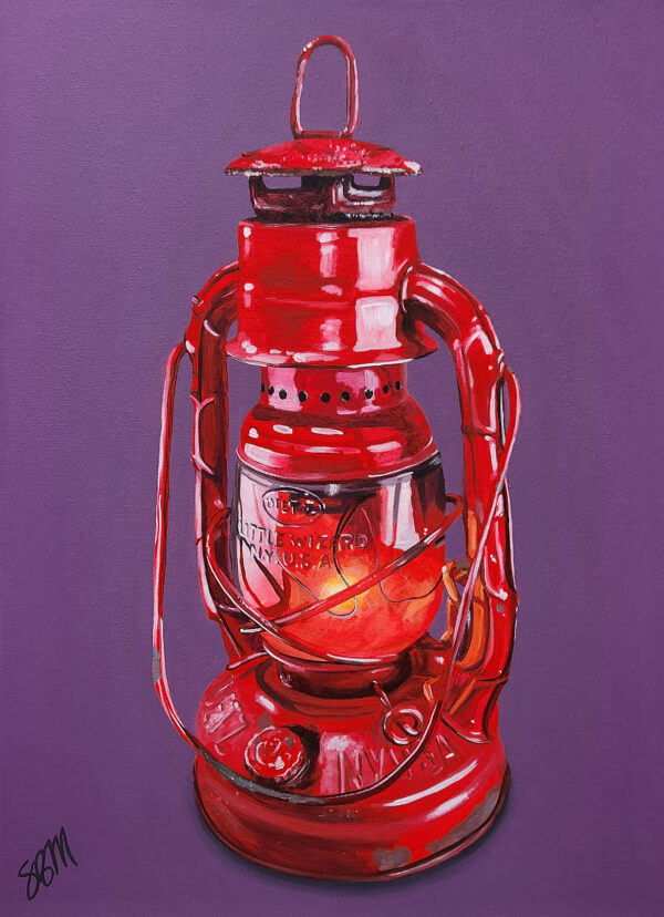 Sagan Medvec Painting Dietz Little Wizard Camping Lantern Front